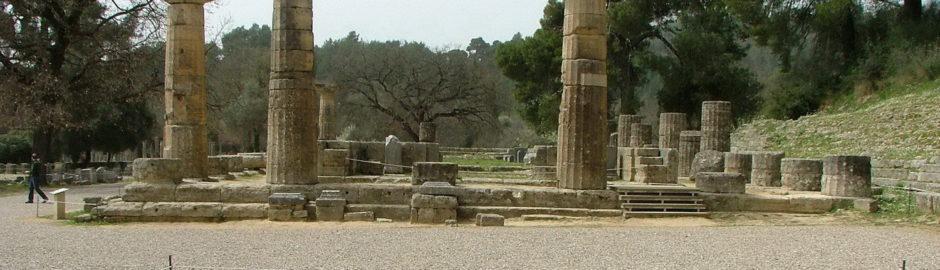 olympia greece view ancient site